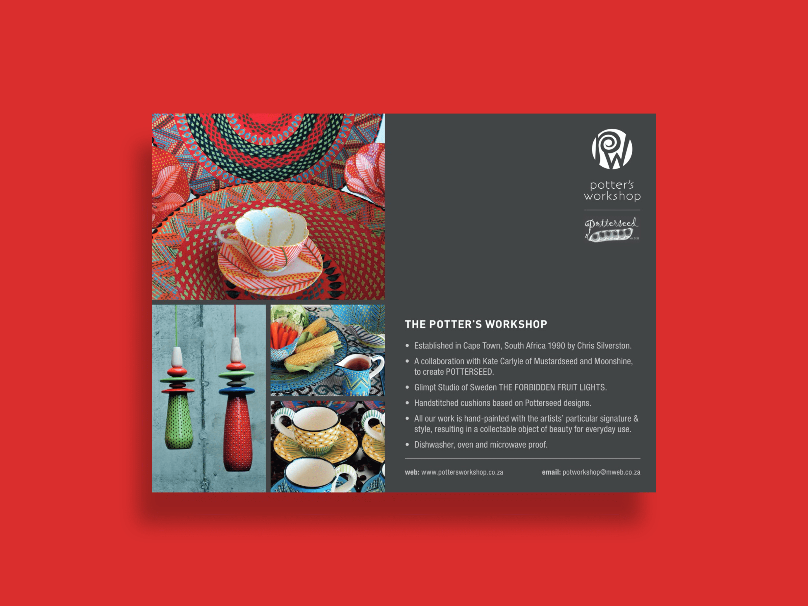 Potters Workshop Card